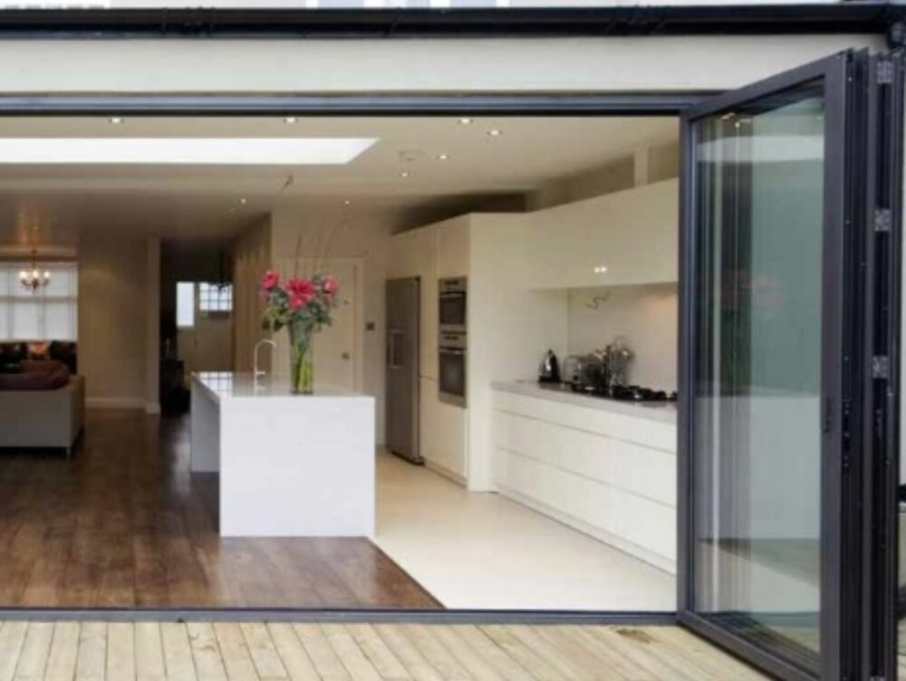 6m Folded Aluminium Bifold Door