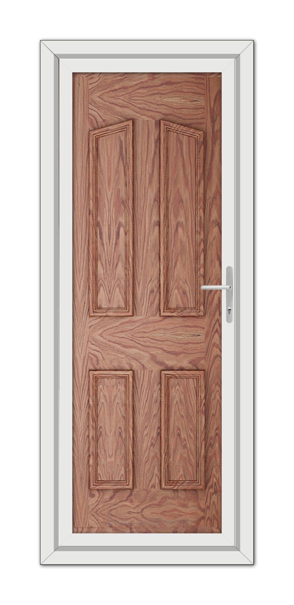 A close-up of a Solid Oak Kensington Solid uPVC Door.